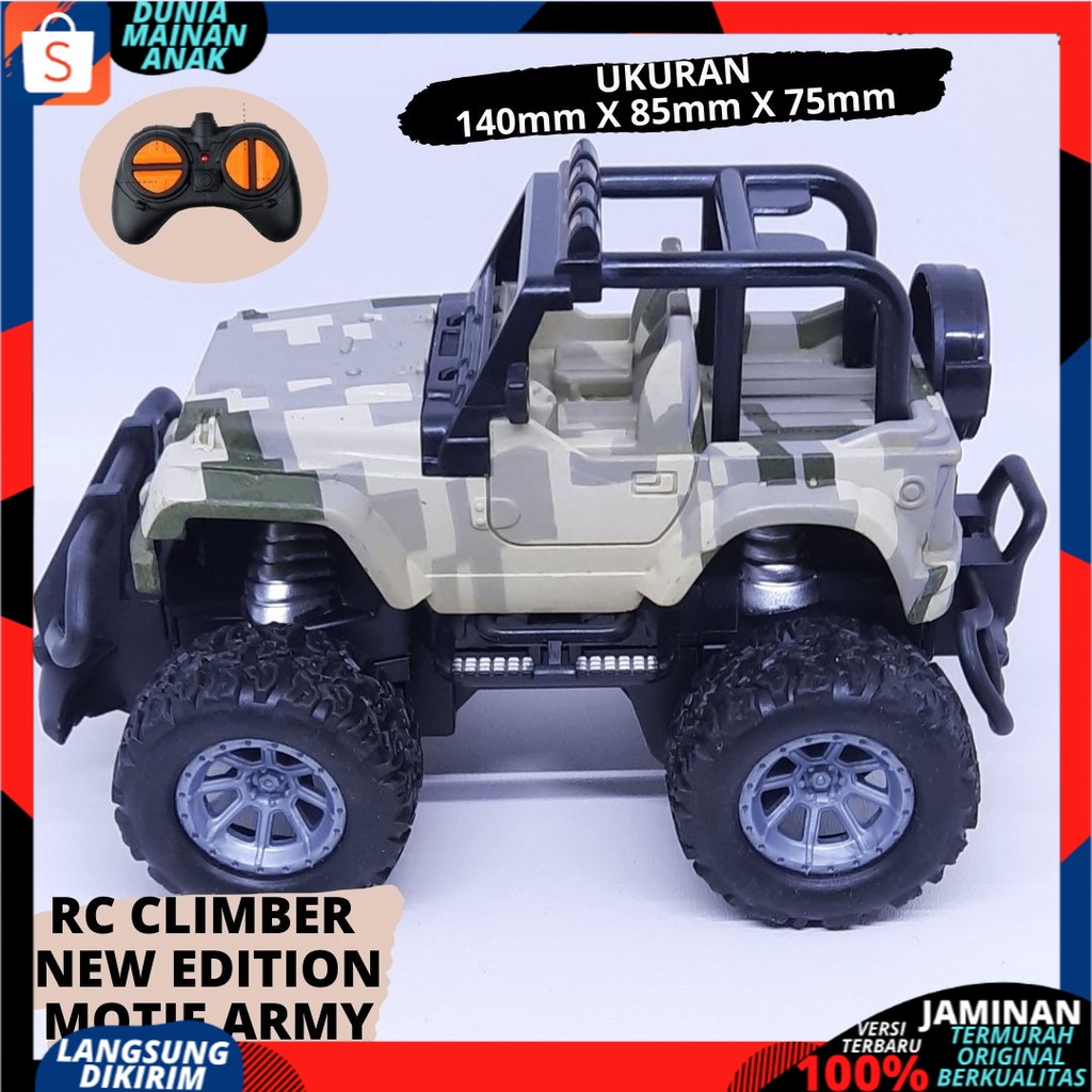 Mainan Mobil Remot Kontrol / RC Rock Crawler Mobil Remote Kontrol Jeep Off Road Mini Climber Car