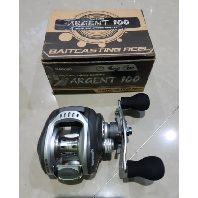 Reel bc maguro Argent 100 handle kanan