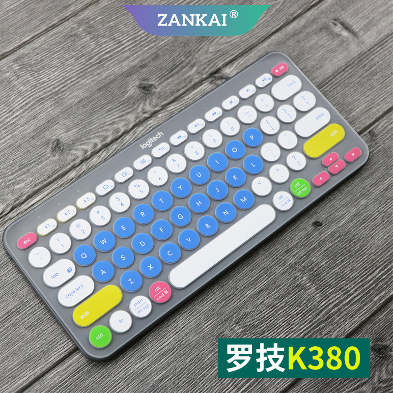 Annka Skin Cover Pelindung Silikon Ultra Tipis Untuk Keyboard Logitech K380