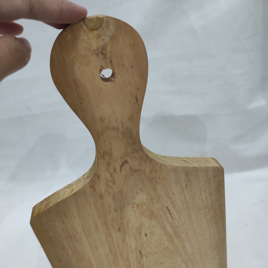 Talenan Cutting Board Kayu gagang besar bisa untuk foto makanan