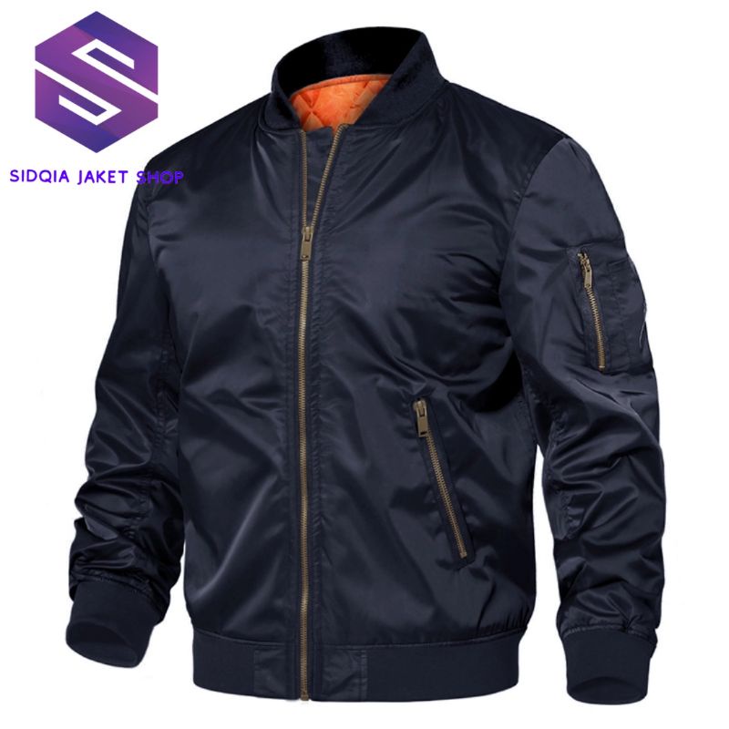JAKET BOMBER ORI RESLETING YKK/JAKET BOMBER PRIA ORIGINAL /JAKET PILOT PRIA TERMURAH