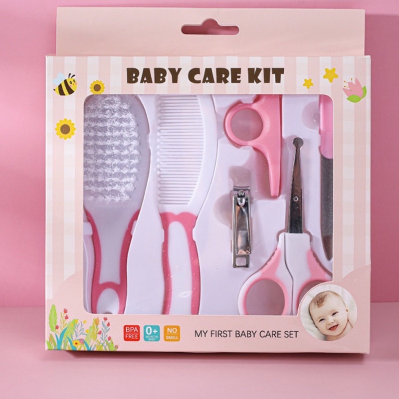 Baby Care Manicure Kit Set Perlengkapan Perawatan Gunting Kuku Sisir Bayi 10 in 1 / 6 in 1