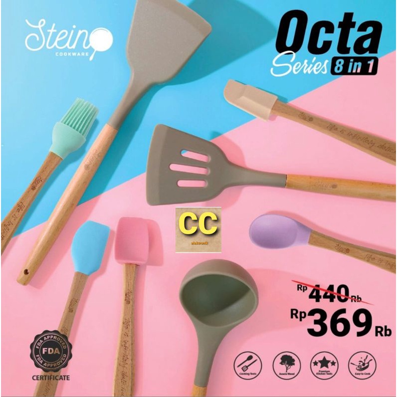 Steincookware stein cookware sutil spatula duo candy soup sendok