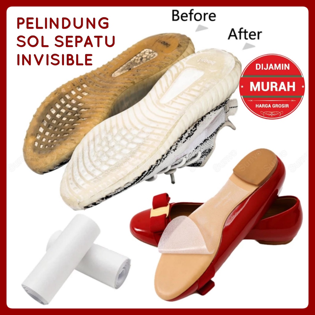 SHOE PROTECTOR  HARD GLAZE PELINDUNG ALAS SEPATU ANTI SLIP ANTI LICIN SEPATU AKSESORIS SEPATU PRIA DAN WANITA