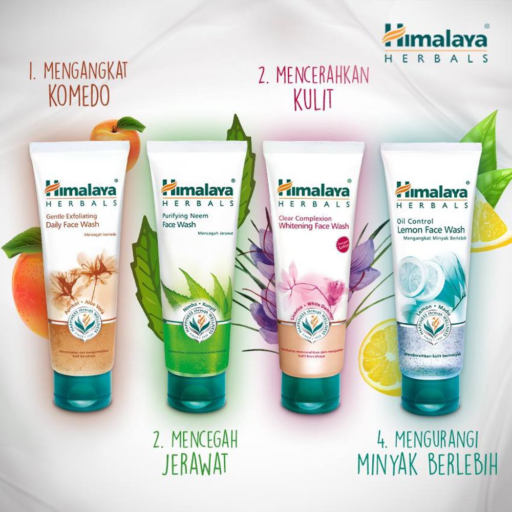 Himalaya Herbals Face Wash Shopee Indonesia