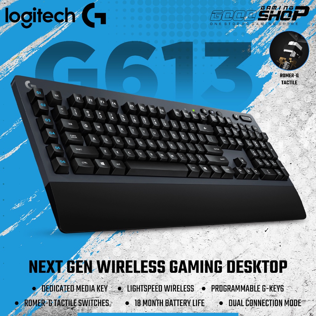 Logitech G613 Wireless Mechanical Gaming keyboard