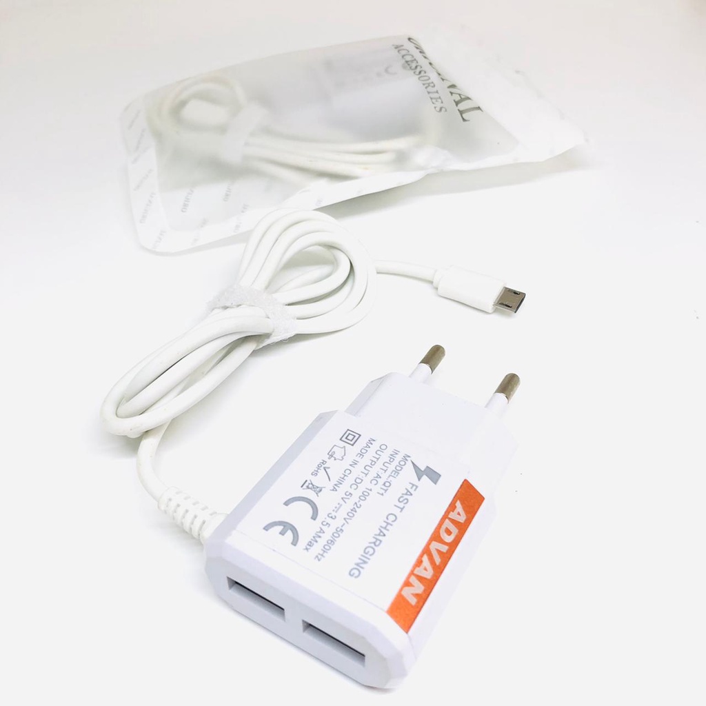 CHARGER CASAN BESI SAMSUNG DIAMOND 2 USB 2.1A CHARGER ULIR BRANDED