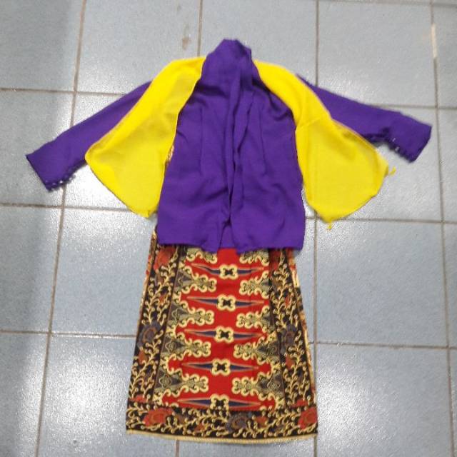 Kebaya None Betawi  Anak TK - SD / Baju None Jakarta Anak