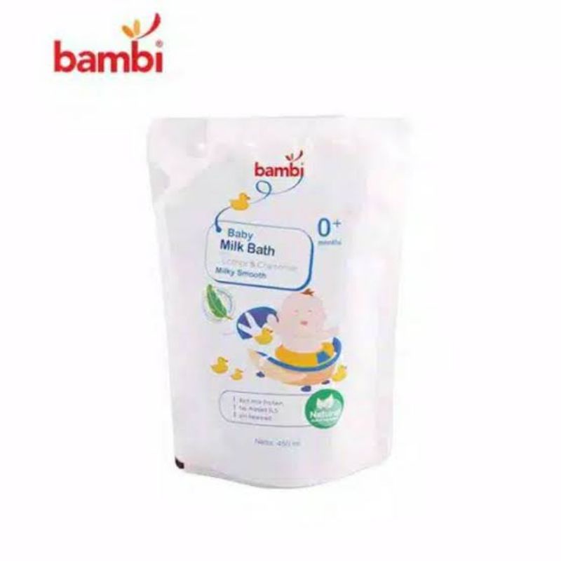 Bambi Baby Milk Bath - Bambi Sabun Mandi Bayi - Sabun Bayi