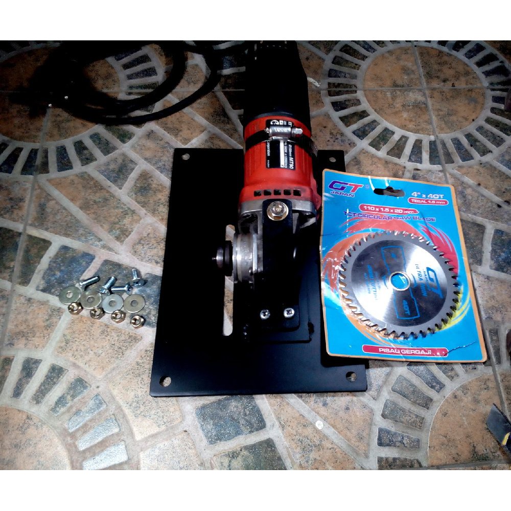 stand perubah gerinda tangan menjadi table saw 4 inch surabaya