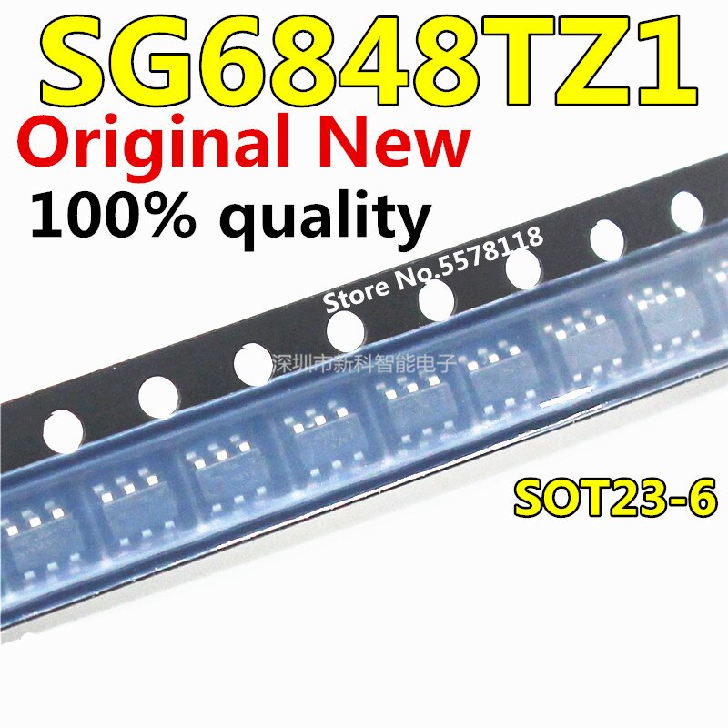 (Ready Stock) 10pcs SG6848TZ1 SG6848 SG6848T 6848TZ1 SOT23-6 Chipset