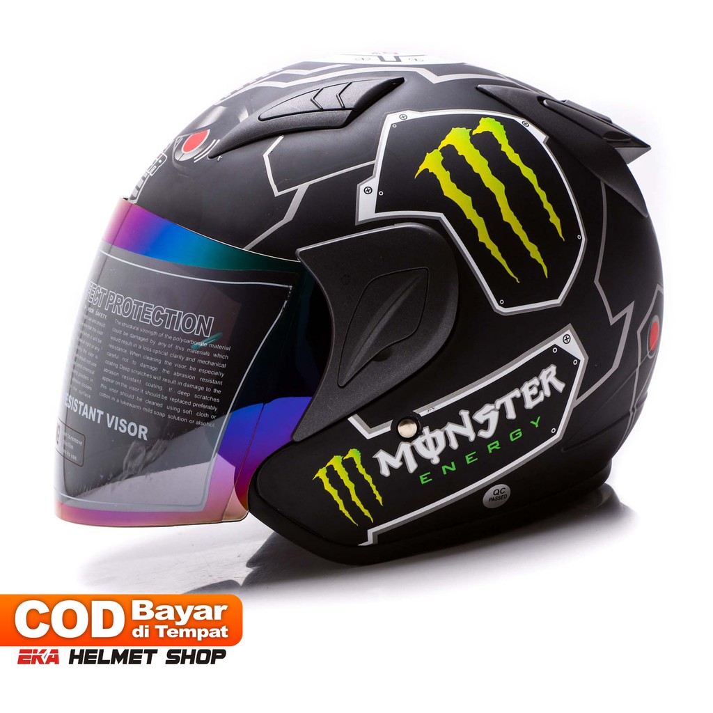 [Helm Dewasa] MSR Helmet Javelin - Monster - Hitam Doff
