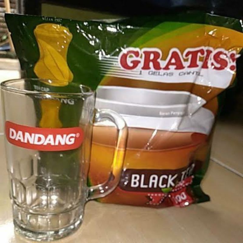GRATIS GELAS CANTEL TEH DANDANG CELUP ISI 100PCS BLACK TEA