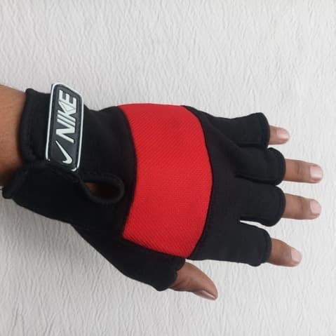 36SFsgh Sarung Tangan Pendek Nike- Merah - Motor Glove Gloves YY8768