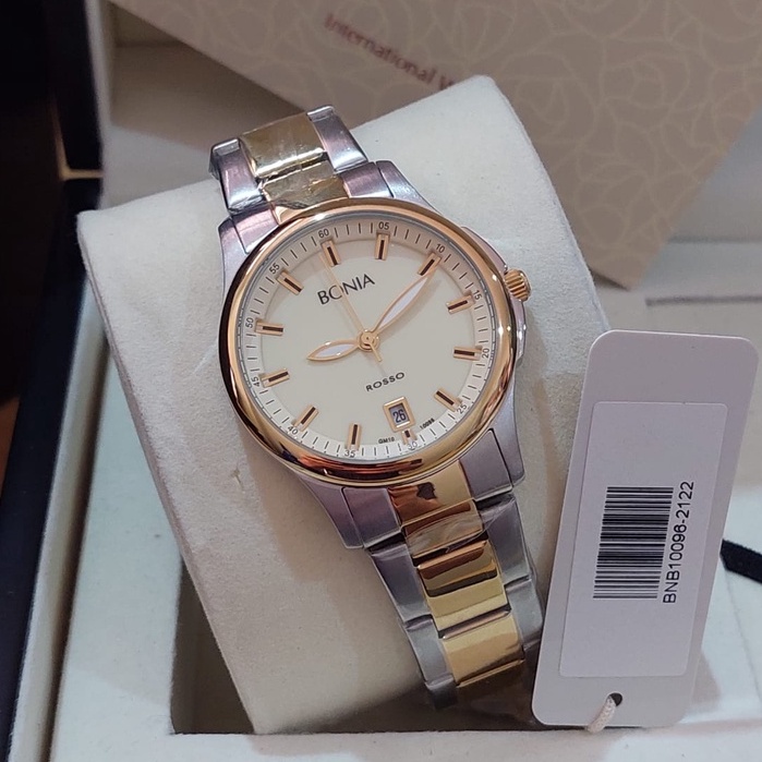 BONIA BNB10096-2122 SILVER GOLD JAM TANGAN WANITA TERBARU ORIGINAL