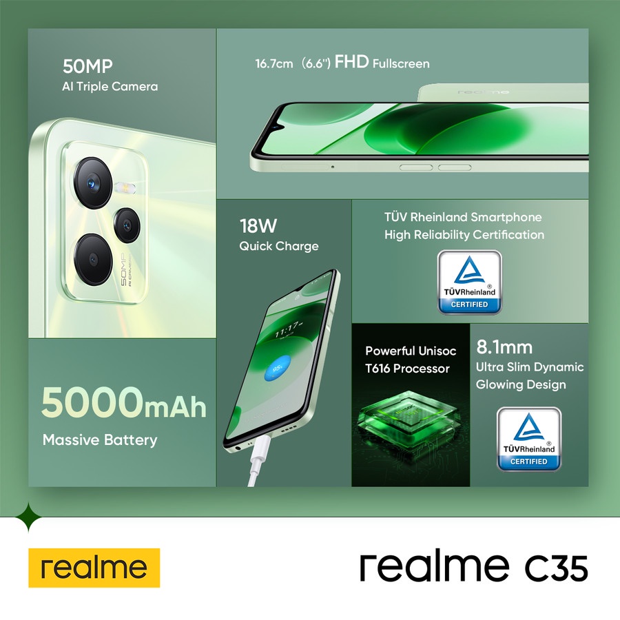 REALME C35 - GARANSI RESMI REALME INDONESIA