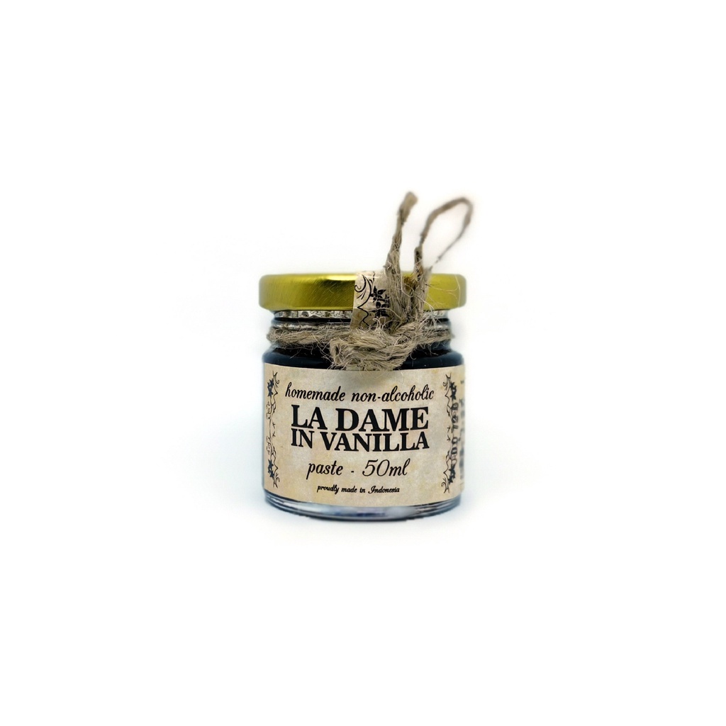 

La Dame In Vanilla Paste Vanila Pasta 50ml Halal MUI