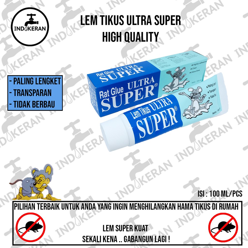 INDOKERAN - Lem Tikus Super Ultra - High Quality