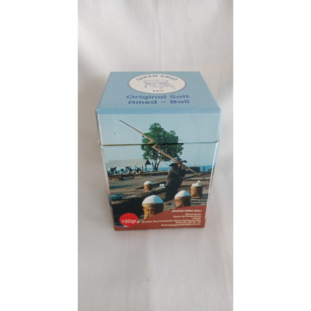 

Garam Laut Premium Amed Bali - Amed Artisan Sea Salt 150 gr [ Box ]