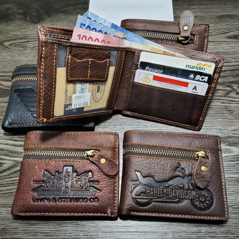 DOMPET KULIT PRIA DOMPET LEVIS DOMPET LIPAT PRIA DOMPET IMPORT