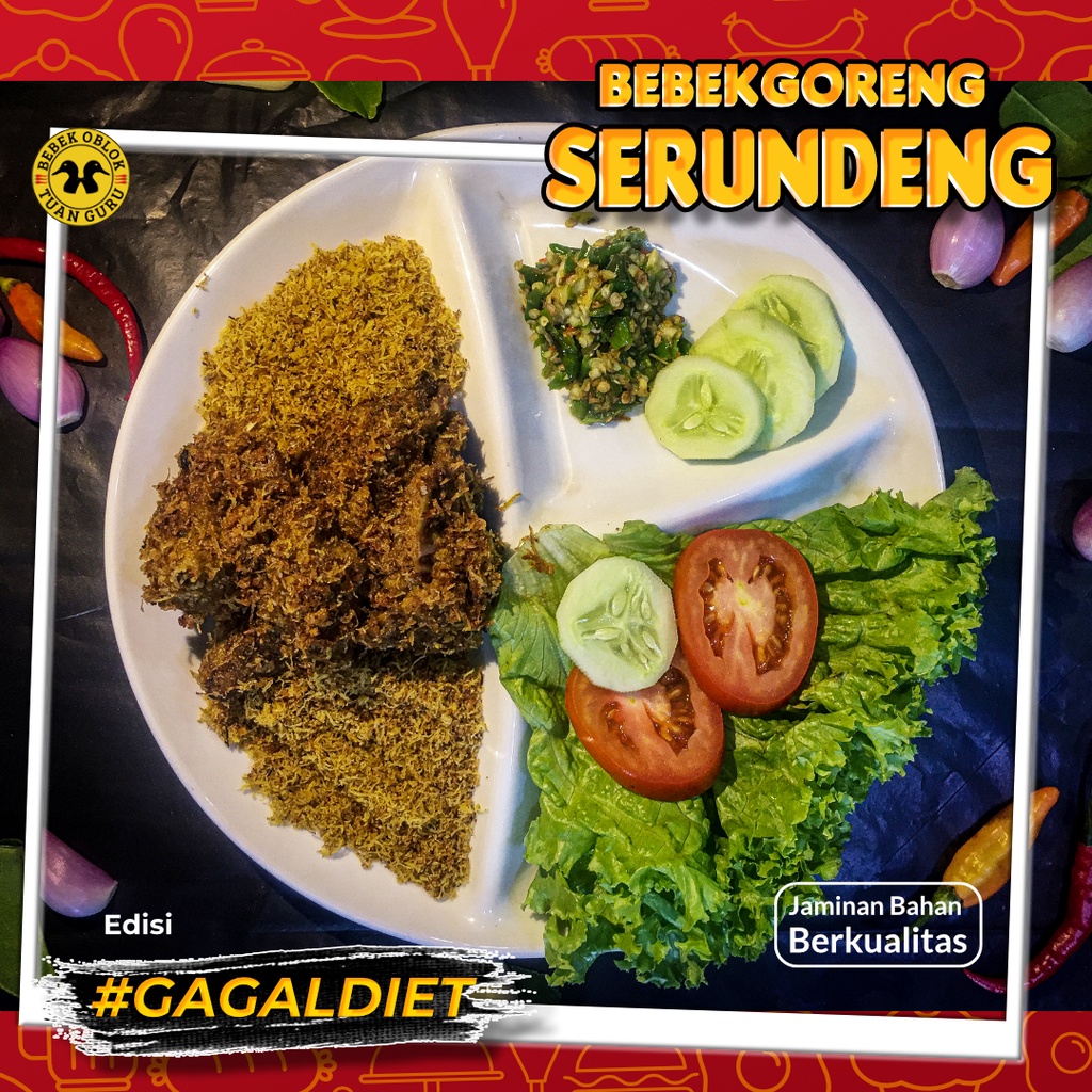 

Bebek Goreng Serundeng Tuan Guru