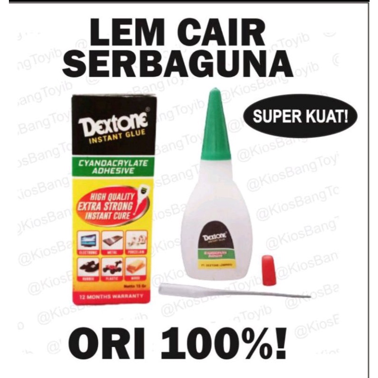 LEM SERBAGUNA DEXTONE DAYA LEKAT SANGAT KUAT BEST QUALITY ORIGINAL PRODUCT