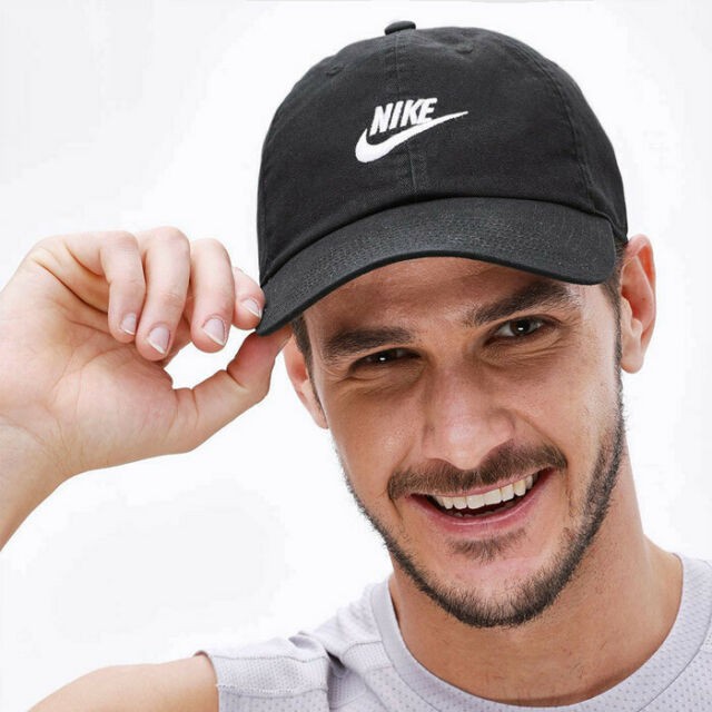 Original Topi NIKE Unisex Sportswear H86 Futura Washed Cap 913011-010