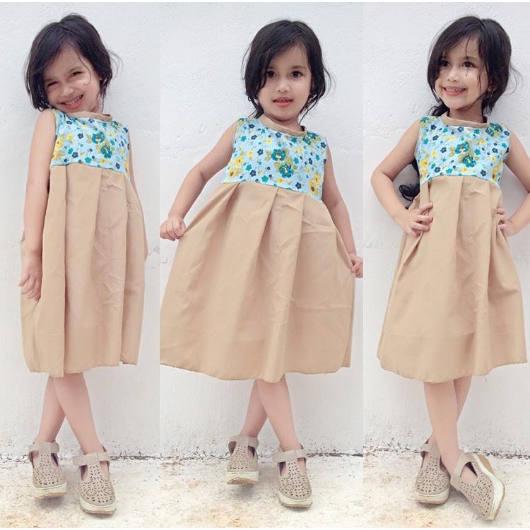 Sum dress, baju dress anak perempuan, baju anak murah harga grosir