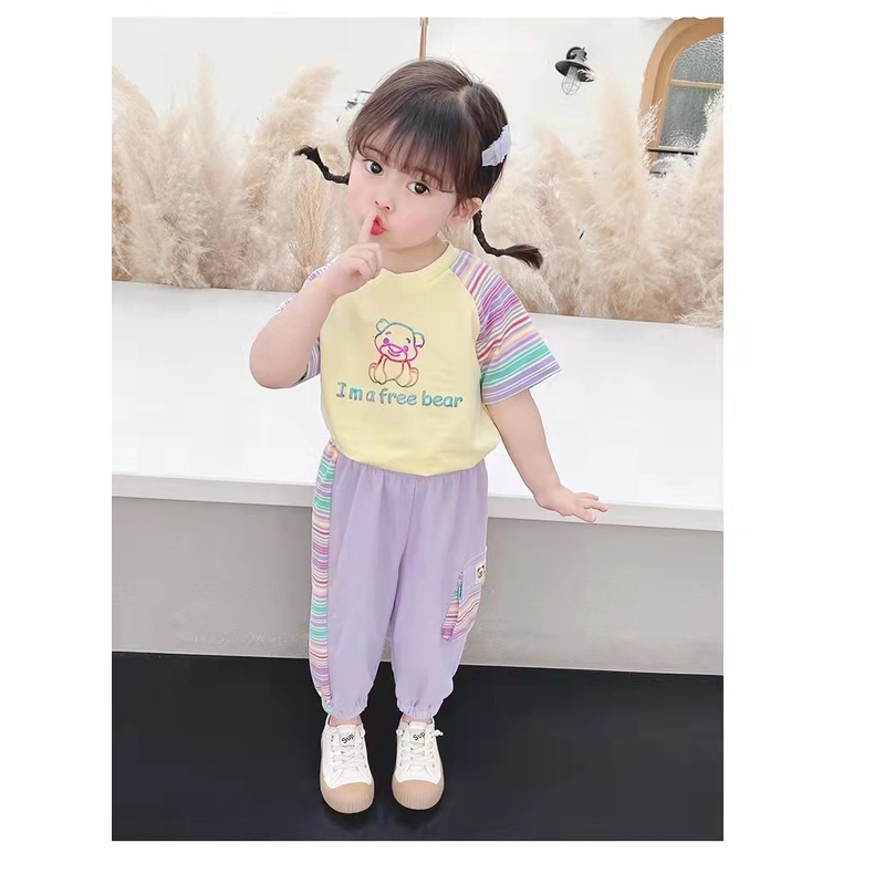 Setelan sayap sigemoyy 1-4th/setelan anak import setelan anak cewek setelan baju anak import