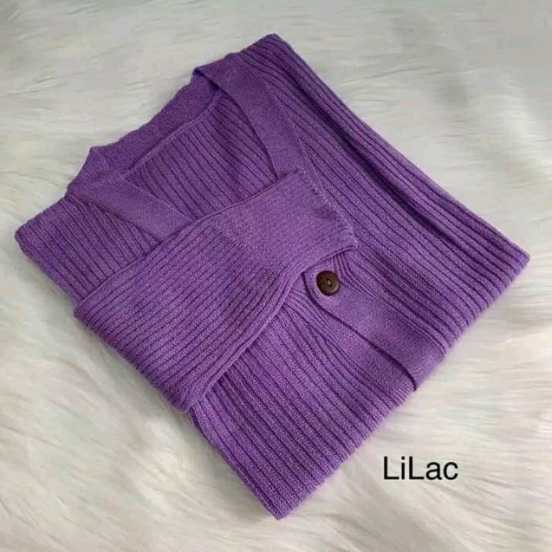 RAJUT CROP Lilac