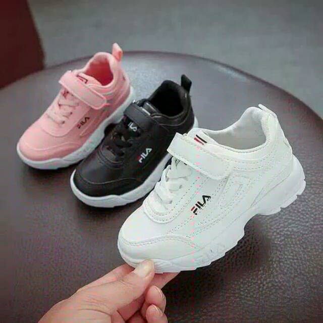 Sneakers Anak Sepatu sekolah_fila anak perempuan dan laki laki TK/SD