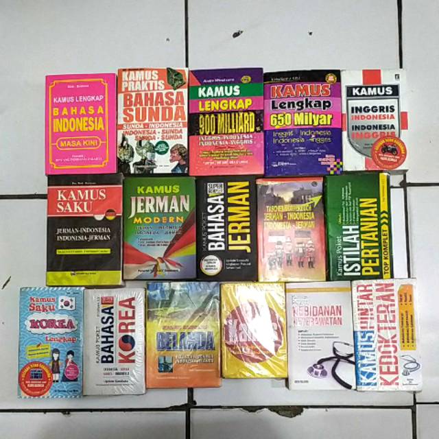 Jual Kamus Serba 22rb (B.indonesia,B.inggris,Jerman,Pertanian,Korea ...