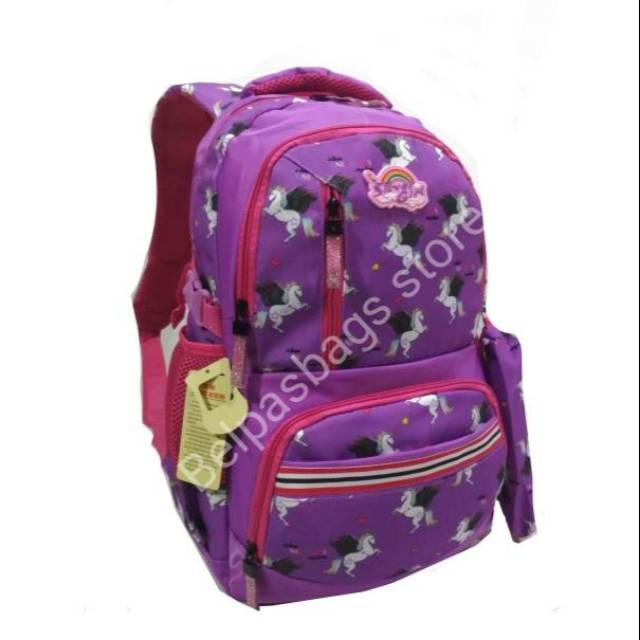 Tas alto silver girl import tas sekolah anak perempuan