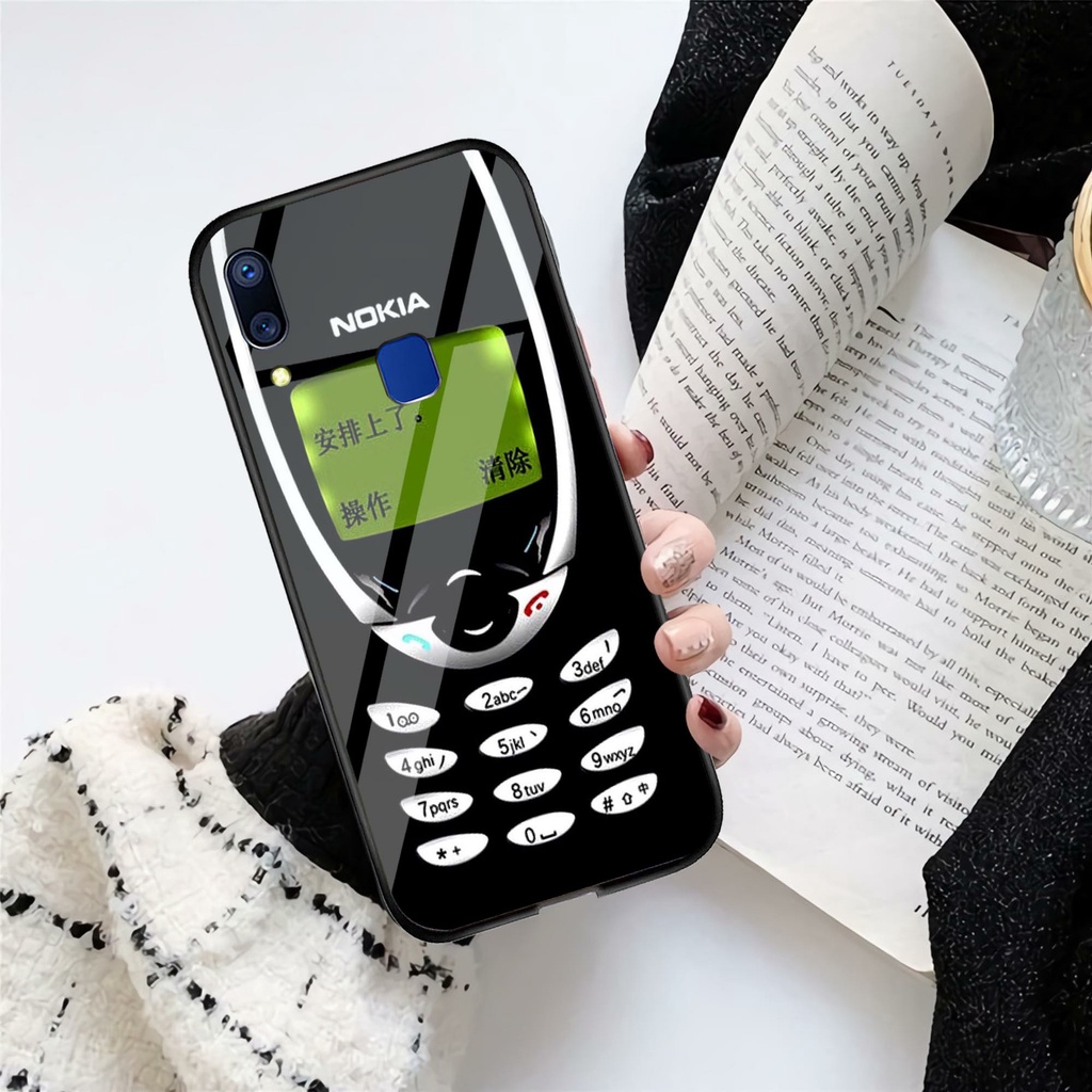 (GC 22) Softcase Kaca Vivo Y91 Y93 Y95 - Kesing Kaca Vivo Y91 Y93 Y95 - Case Cantik Vivo Y91 Y93 Y95