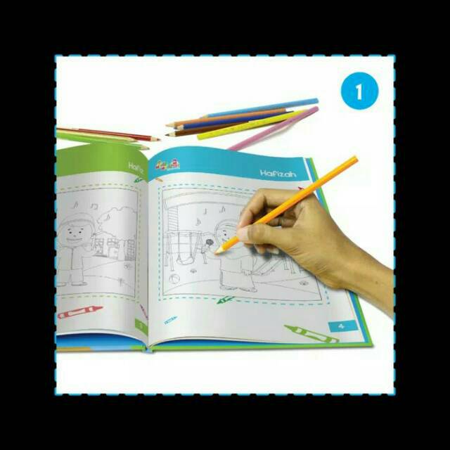 Buku Mewarnai Augmented Reality (Hafiz Hafizah)