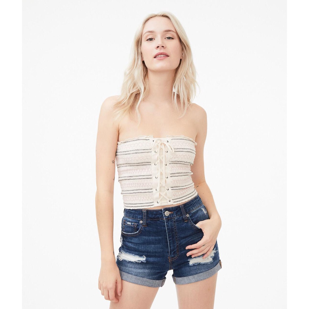 Aeropostale Lace Tube Top