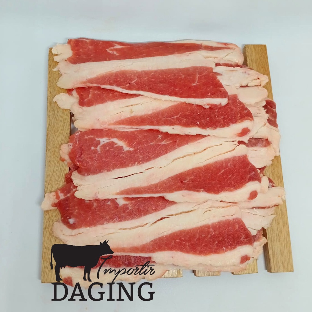 

Aust Shortplate / Daging Sapi Slice Shortplate @1kg