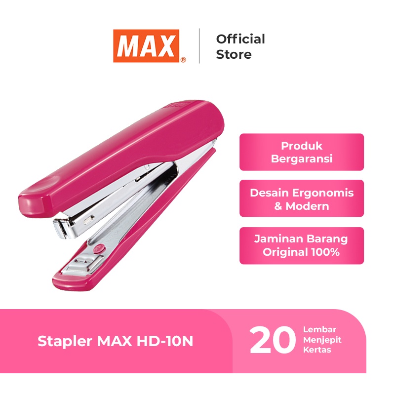 

MAX Stapler Staples Jegrekan Hekter HD10 / HD-10 N Magenta