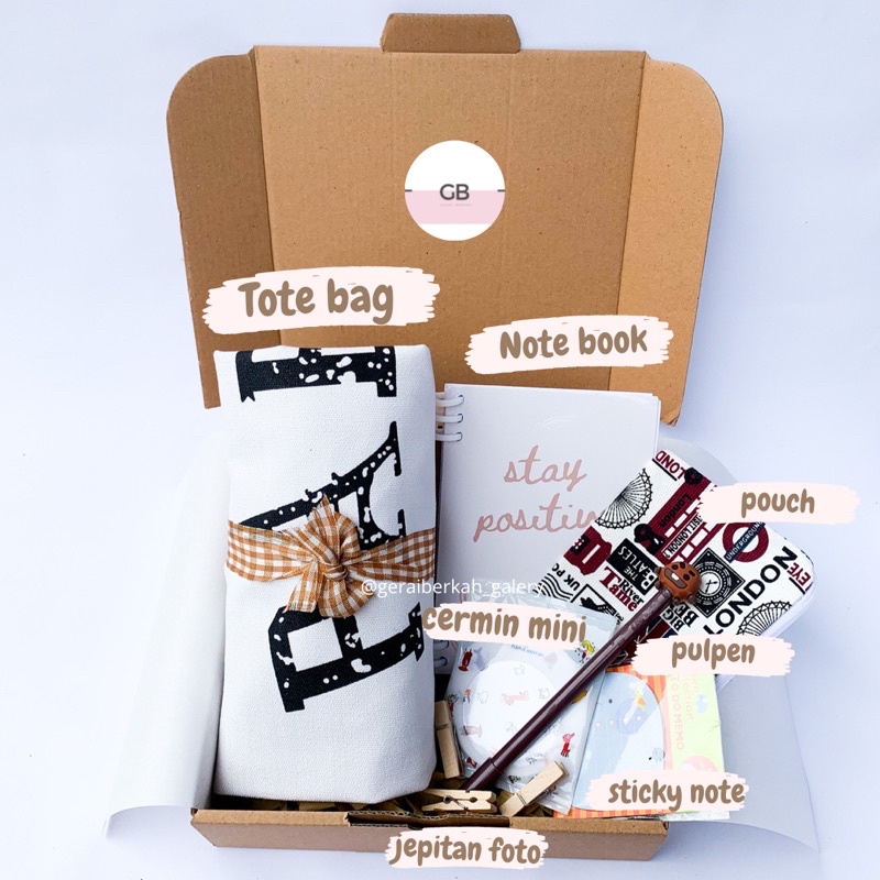 

STATIONARY GIFT BOX HAMPERS KADO HADIAH SAHABAT