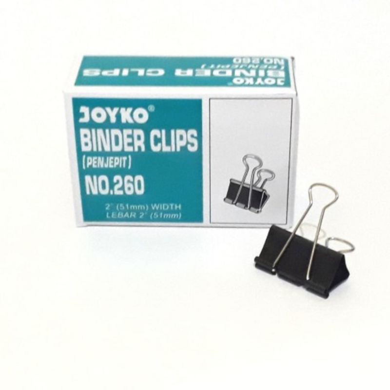 

Joyko binder clips/penjepit no,260