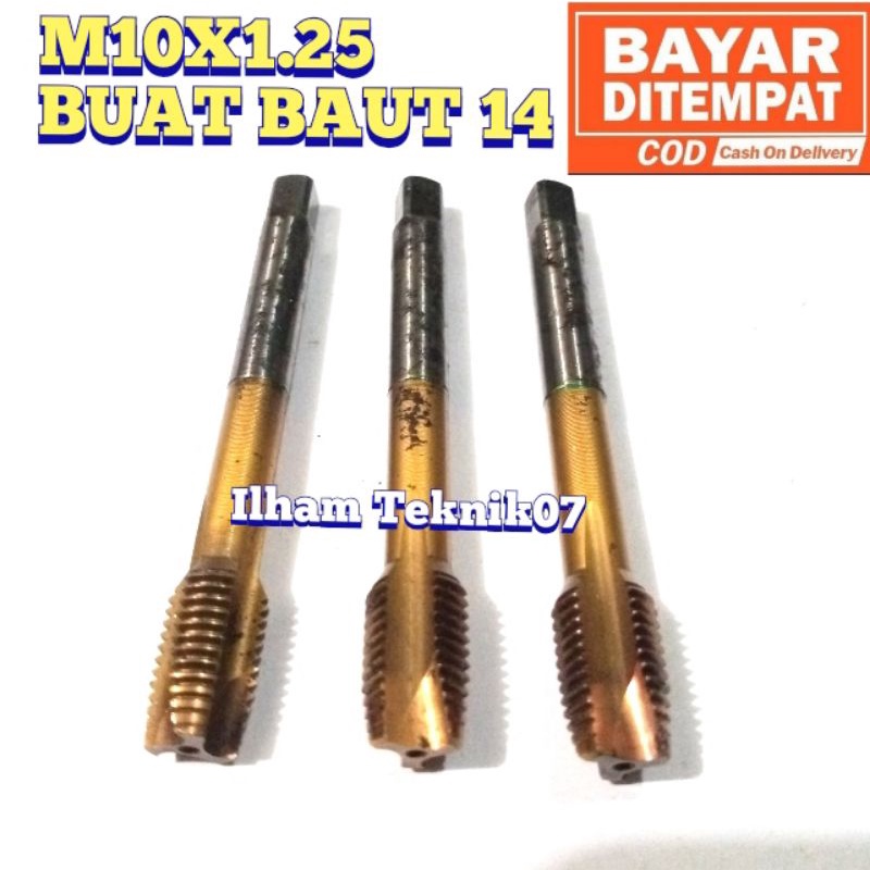 hand tap bor tap tap baut 14 pembuat ulir DRAT baut kepala kunci 12 tap drat 14