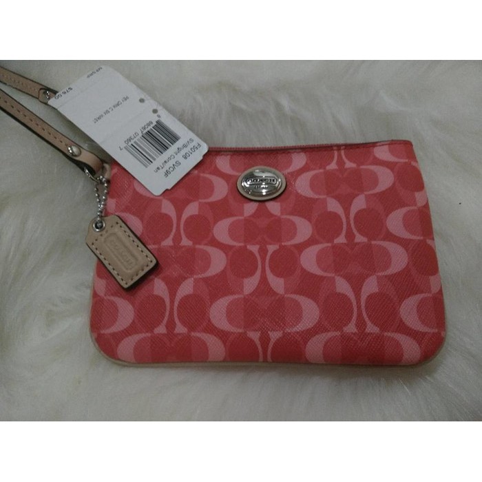 LARIS   Wristlet Coach Red Merah [ ORIGINAL COACH WRISTLET ]  KUALITAS OK