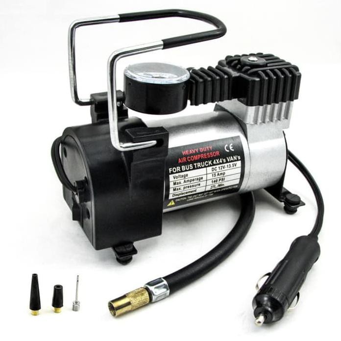 Kompresor Pompa Angin Ban Mobil Heavy Duty Air Compressor Real 150Psi