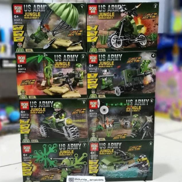 LEGO ARMY - LEGO TENTARA - LEGO SWAT - LEGO PERANG - LEGO SOLDIER SET 0512