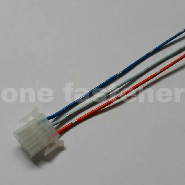 Soket 3 pin socket kaki 3 untuk tombol stater klakson lampu on off