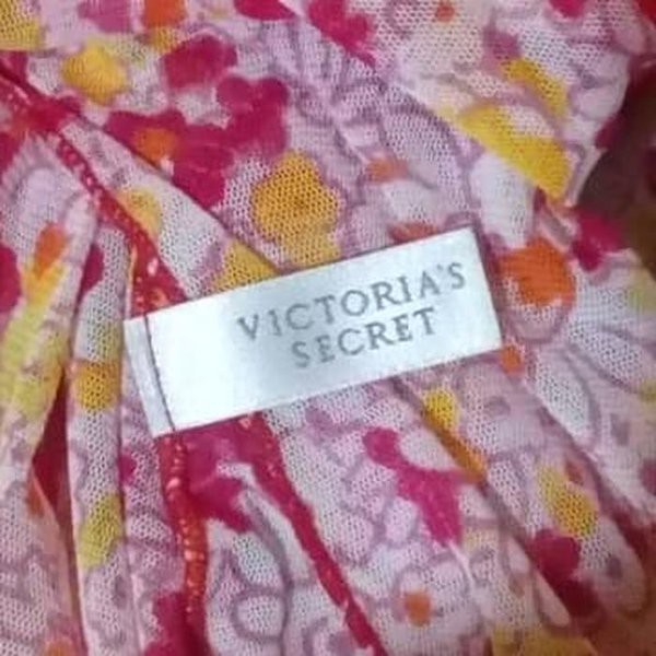 Barang Berkualitas   Victoria s Secret Flower Babydoll Lingerie set Panty   Murah