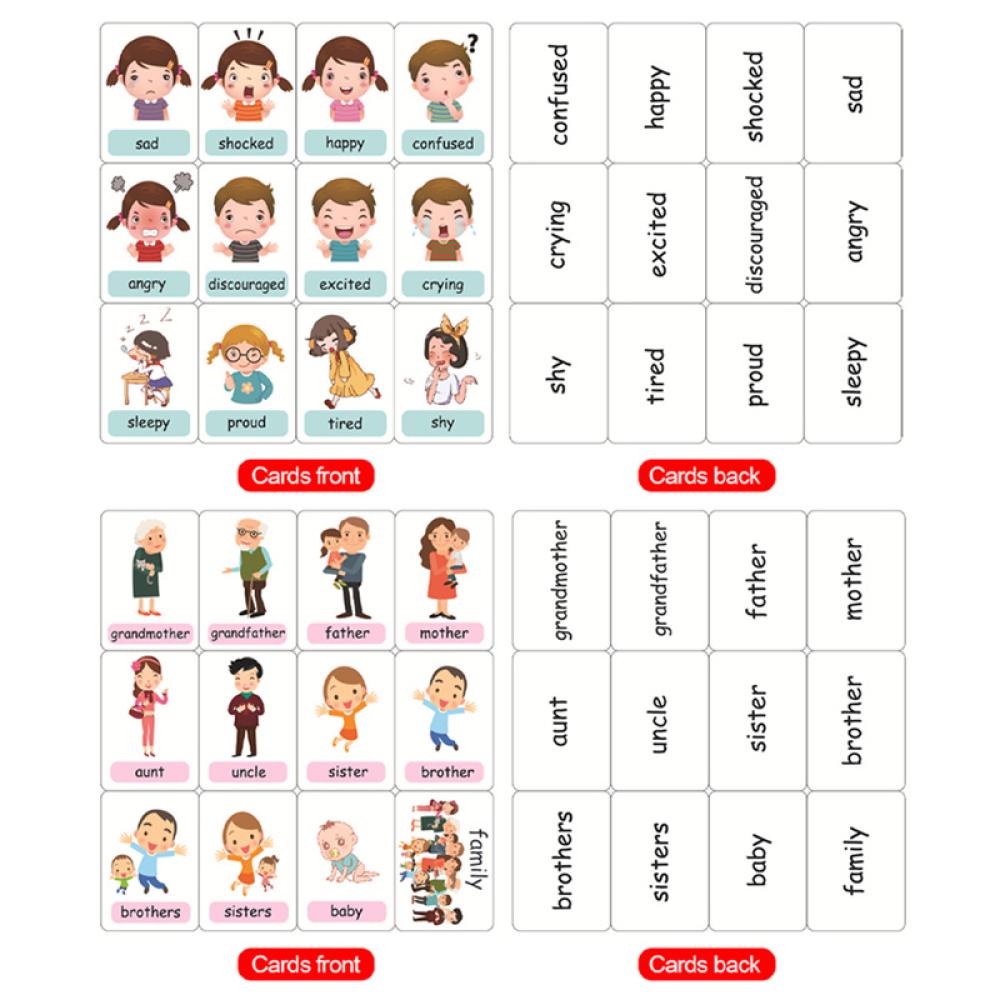 Timekey 12pcsset Kartu Memori Flashcard Motif Binatang Untuk Edukasi Anak C1Z7