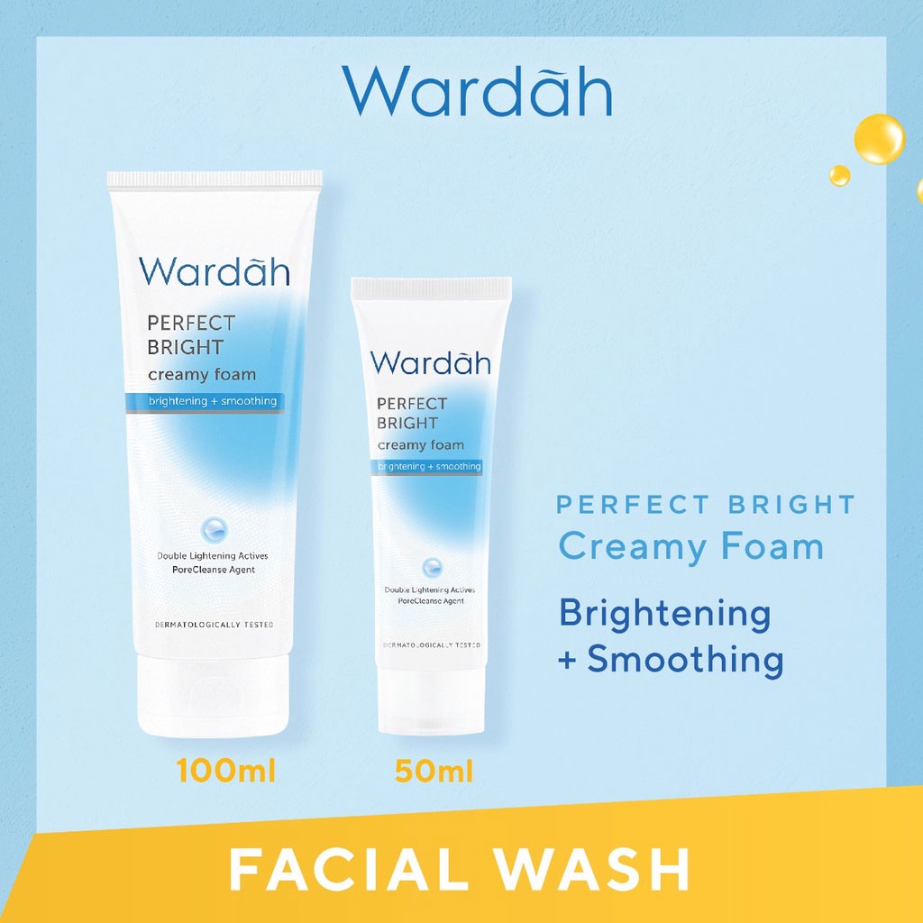WARDAH Perfect Bright+Smooth Glow Creamy Foam