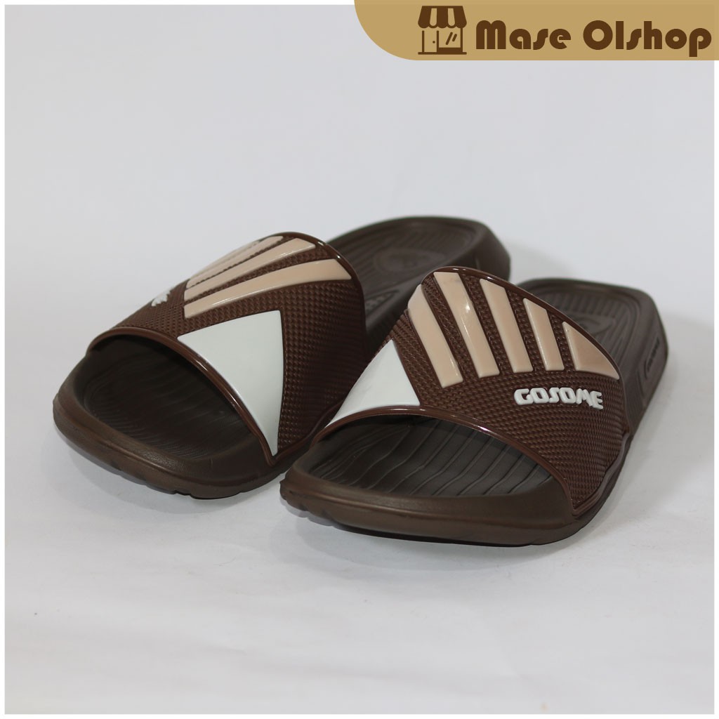 Sandal Slop Karet Gosome 918B-Coklat