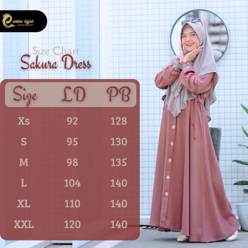 Sakura dress by Emka Hijab